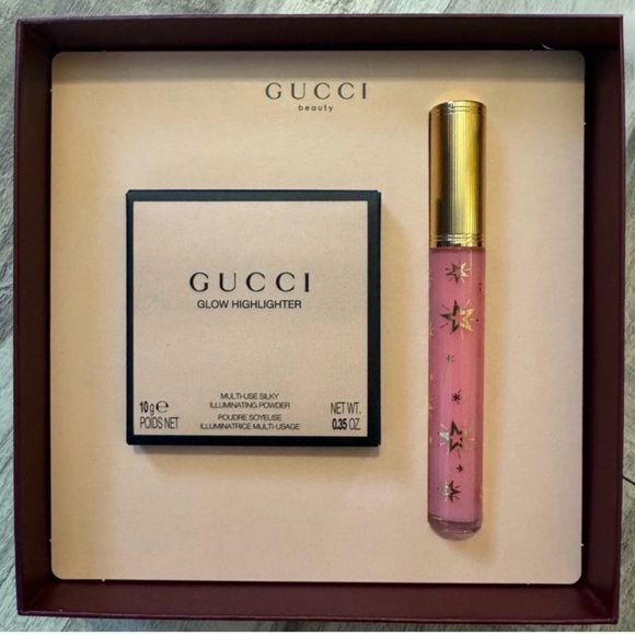 Gucci Beauty Glow Highlighter Powder & Plumping Lip Gloss Set - Picture 6 of 6